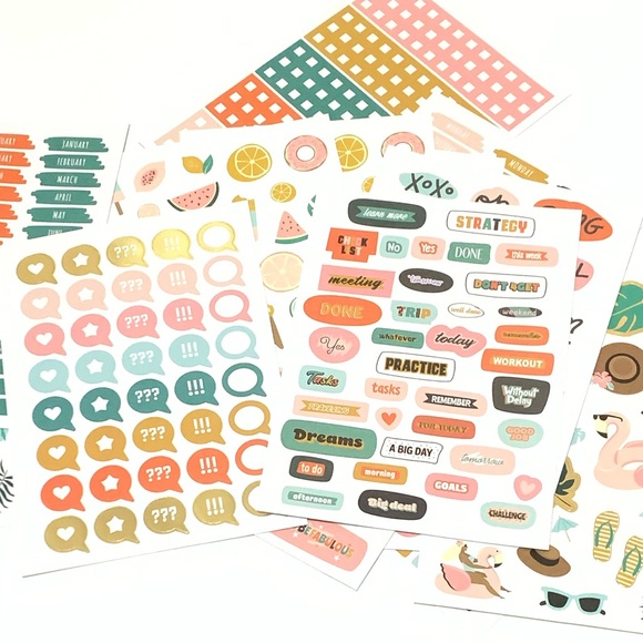 Colorful Planner Sticker Set - Picture 5 of 5